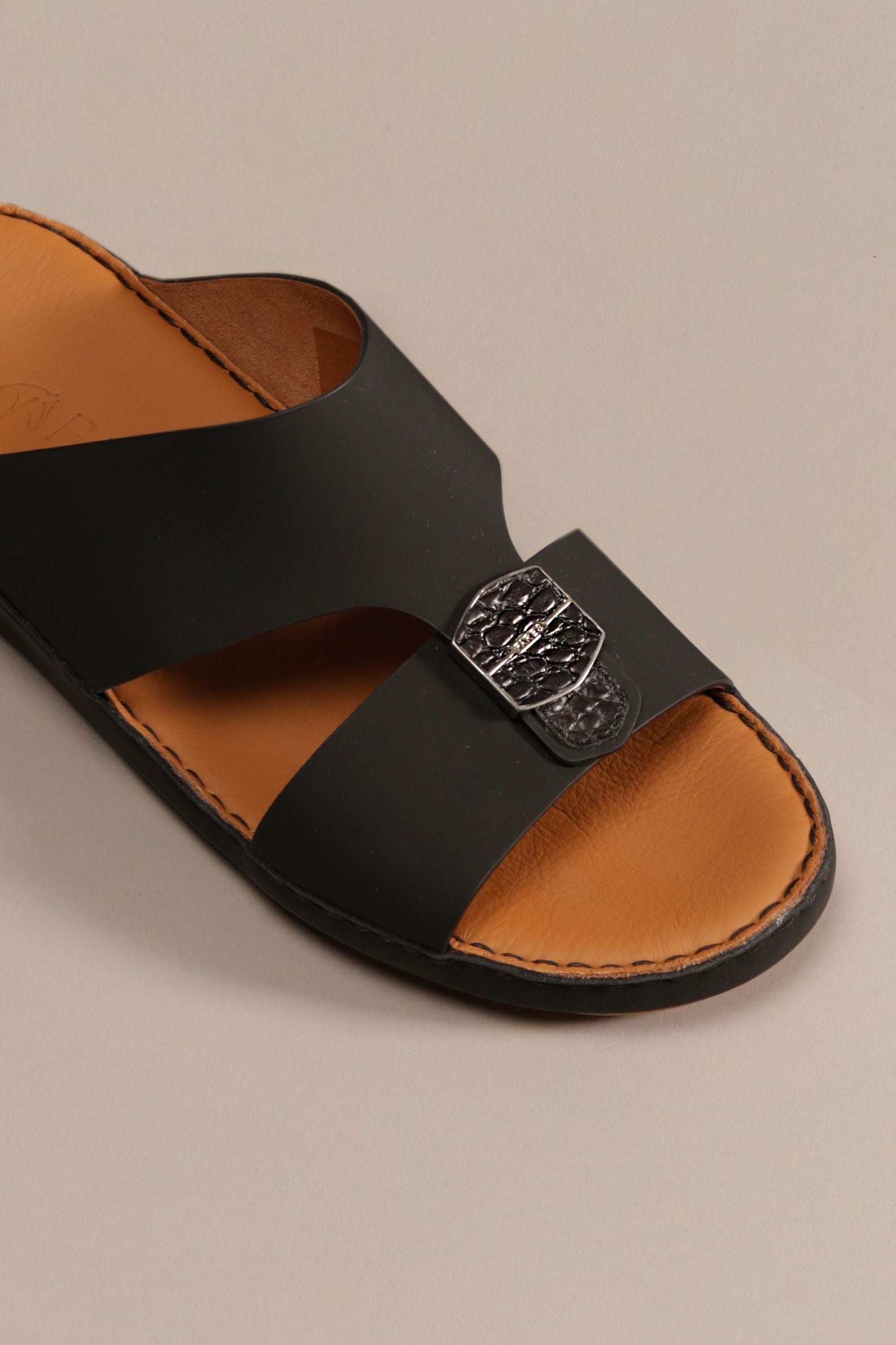 F 3265 Matt Touch Crocodile Black - Fares