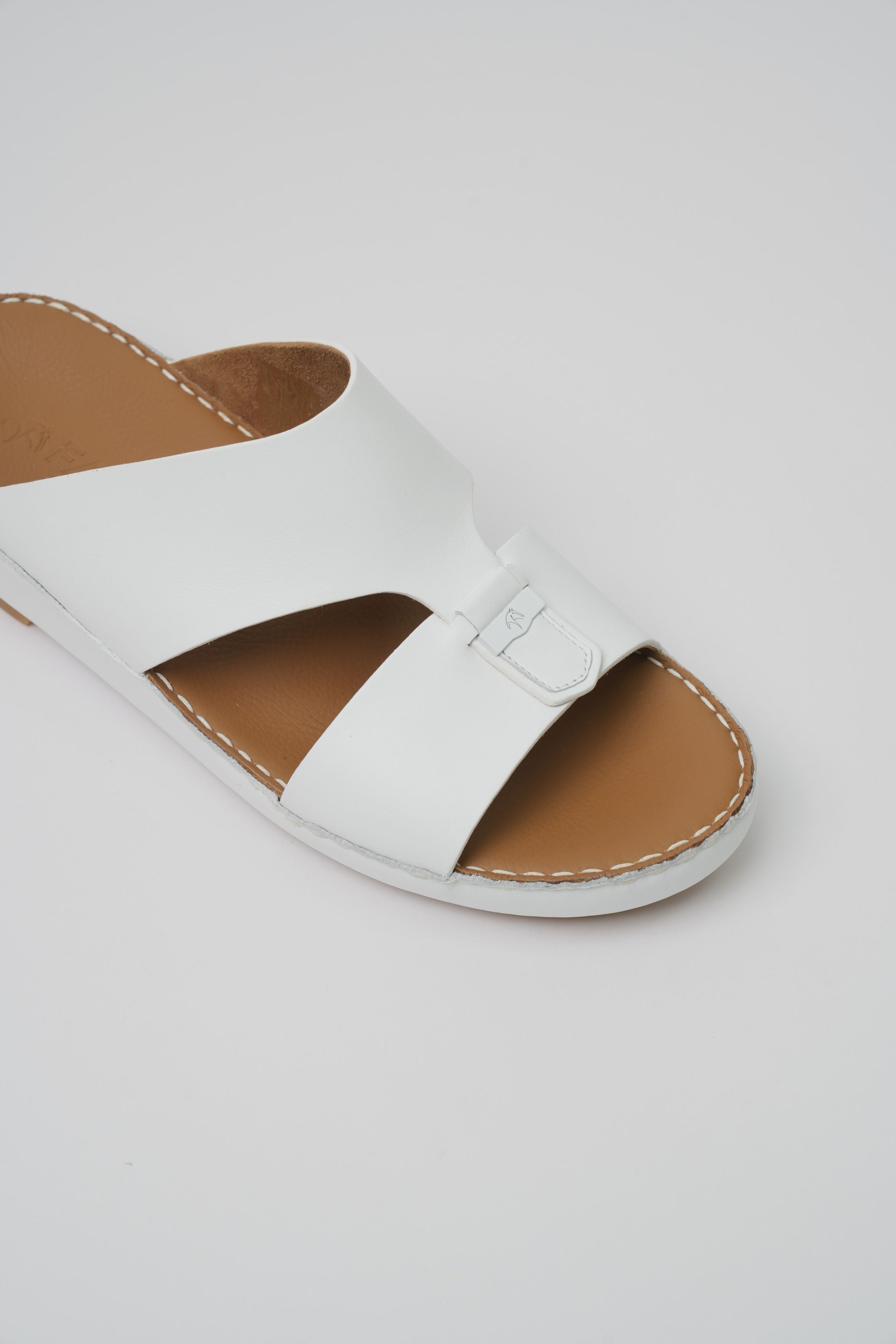 F 3192 Soft Napa Calf Classic White - Fares