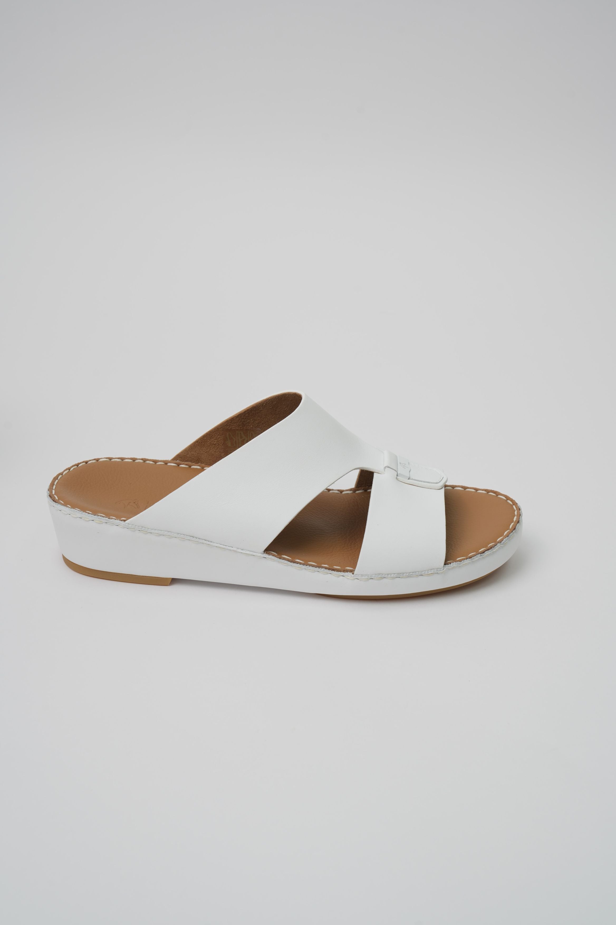 F 3192 Soft Napa Calf Classic White - Fares