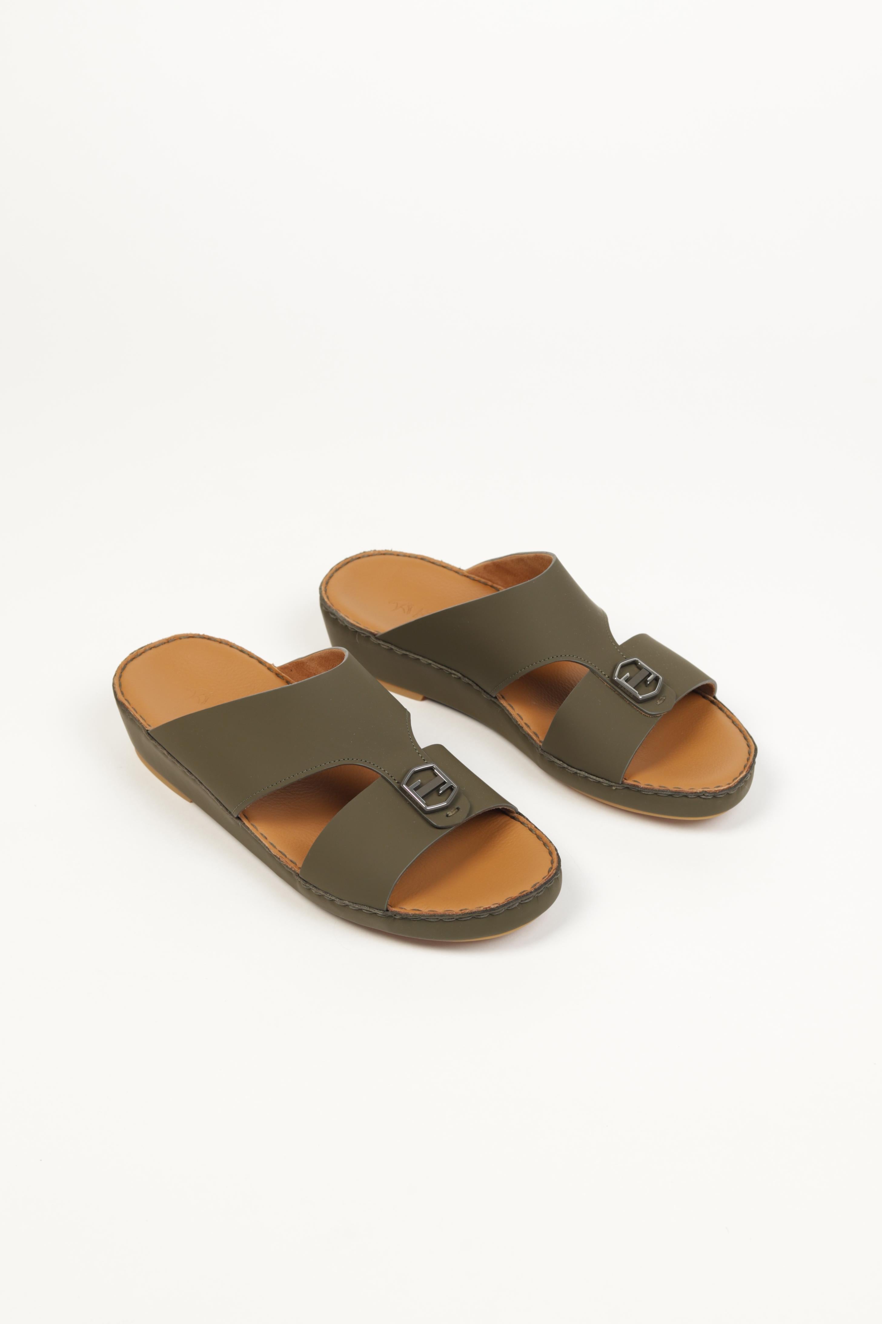 Premium Men's Sandals in UAE, expertly crafted in Italy from 100% natural leather.
