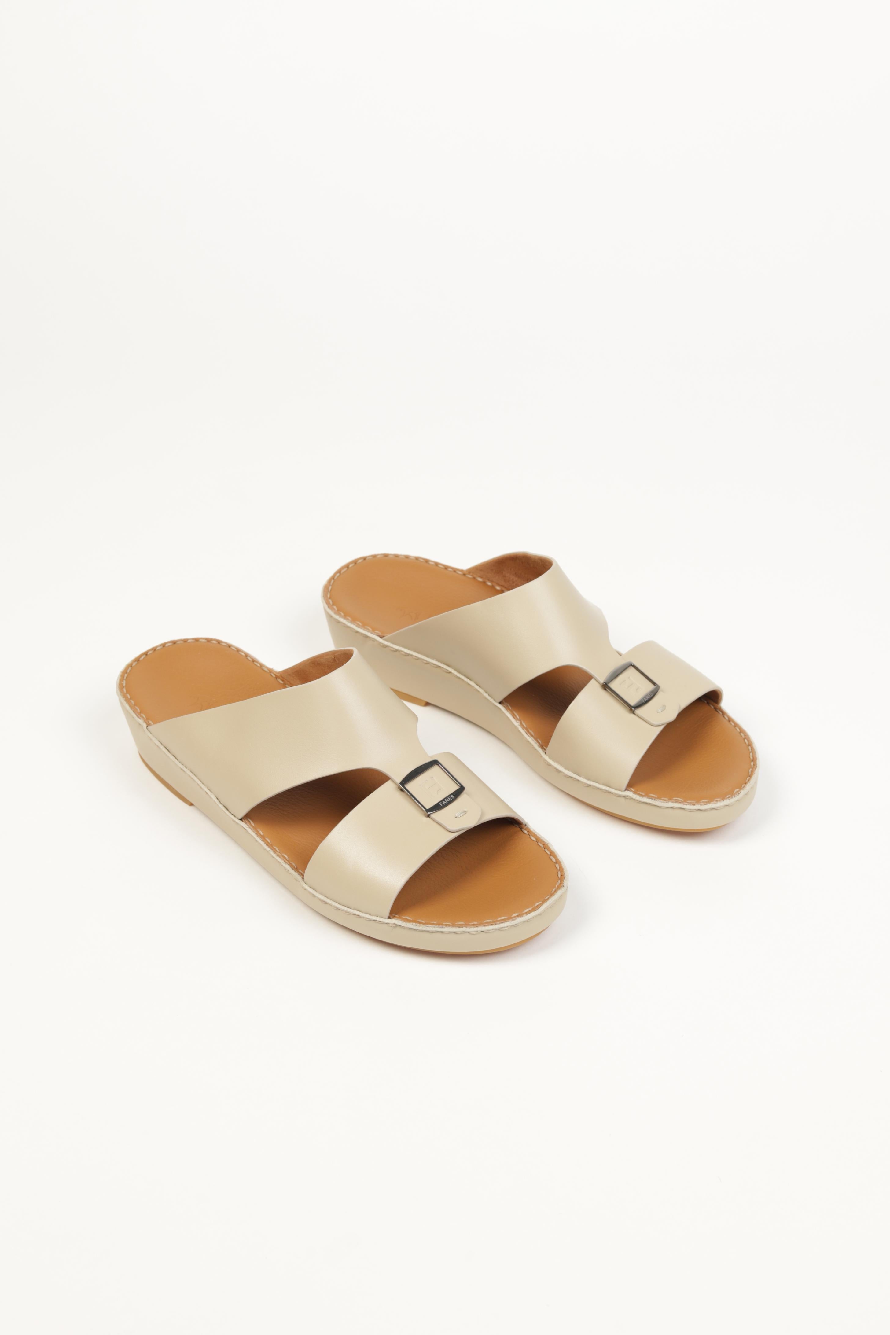 F3387 Soft Napa Calf FF Beige - Fares